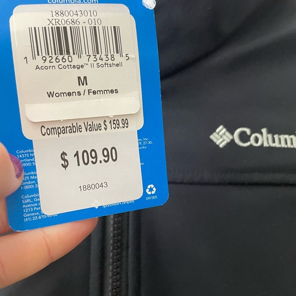 Columbia fleece jacket, medium size, never used. - Picture 2 of 3